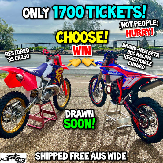 AUSTMOTO Package - 2024 Beta RR300 OR 1995 CR250 Giveaway