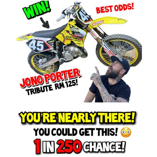 AUSTMOTO GROUP | JONO PORTER TRIBUTE RM125 GIVEAWAY RND2