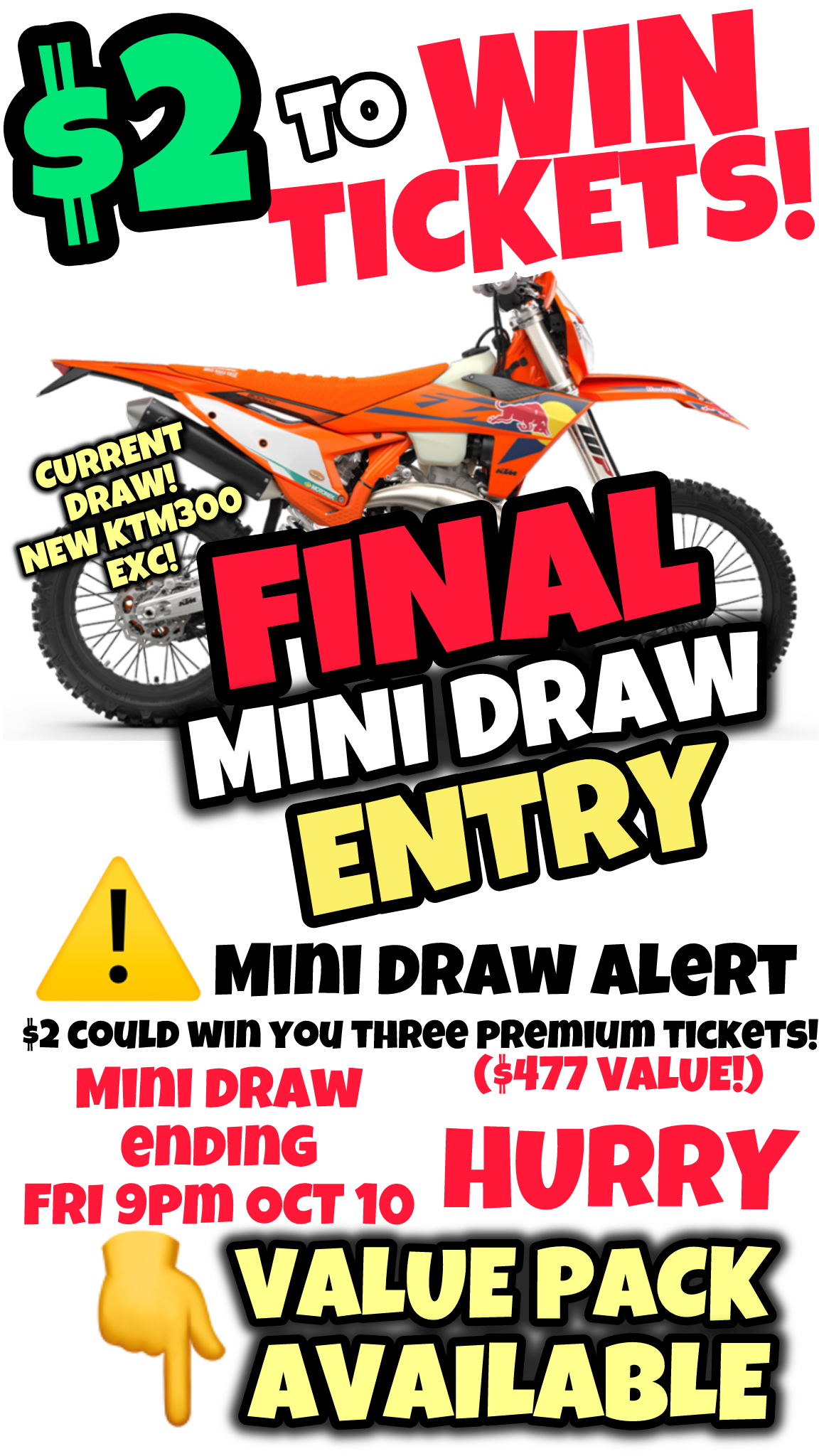 AUSTMOTO GROUP | - WIN 3 PREMIUM TICKETS! (for current KTM300 EXC giveaway)