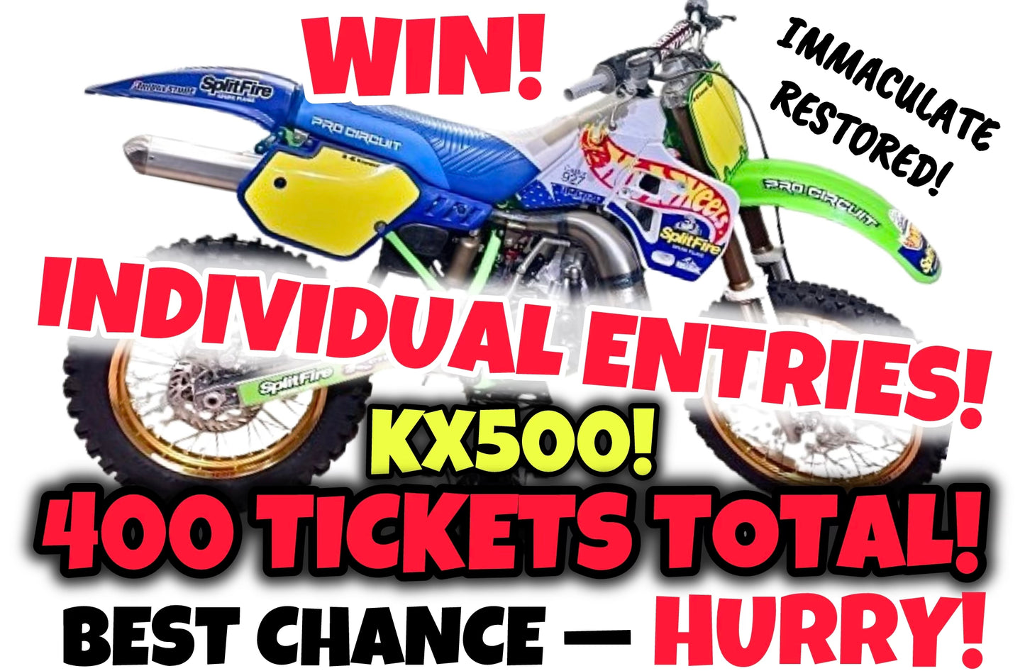 AUSTMOTO GROUP |  INDIVIDUAL ENTRIES - KX500 GIVEAWAY